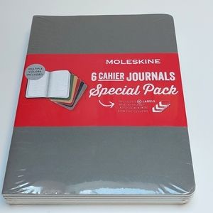 Moleskine - Set of 6 Pack Cahier Journals